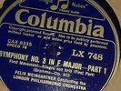 Symphony No. 3 in F Major (4 Record set)  by London Philharmonic Orchestra