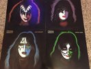 KISS Solo Albums Promo Vinyl LP Four Set Jigsaw Poster Gene Simmons Paul Stanley