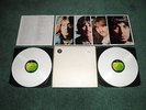 THE BEATLES - WHITE ALBUM APPLE WHITE VINYL 2-LP COMPLETE POSTER / PHOTOS EX
