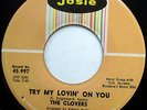 CLOVERS 45 Try My Lovin On You / Sweet Side Of.. VG++ Northern Soul JOSIE w5701
