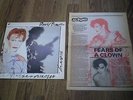DAVID BOWIE - SCARY MONSTERS LP UK 1980 RCA INCLUDES INSERT & PAPER CLIPPING EX