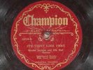 78 RPM -- Smoke Jackson & Red Onions (Zach Whyte), Champion 15714, V+/VV+ Jazz