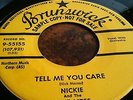 DOO WOP teen 45 NICKIE and the NITE LITES (four seasons) tell me / lonely - hear