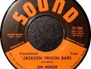 JIM MINOR 45 RPM - Jackson Prison Bars (1965)