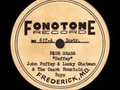 FONOTONE 617.  (45) John Duffey, Lucky Chatman, Ozark Mountain Boys. Acetate.