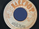 1643 JOHNNY CLARKE-LIVE UP JAH MAN-JACKPOT-1976 JA OG-EX- REGGAE 45 7