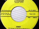 the TEARS Hurt b/w She's Mine RARE Doowop Popcorn ORIGINAL Astronaut 45 W5724