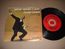 LISTEN - SOUL POPCORN - 45 PS  JUNIOR LEWIS - HEAR WHAT I SAY - WHERE THE WORLD