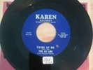 The AD LIBS 45 soul doo wop rare on Karen clean