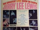 JERRY LEE LEWIS - SIGNED  'Greatest Live Show On Earth' LP