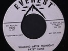 PATSY CLINE: Walking After Midnight / That Wonderful Someone 45 (dj, rubber sta