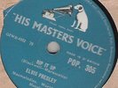UK HMV 78-ELVIS PRESLEY-RIP IT UP/BABY LET'S PLAY HOUSE-POP 305-ROCK N ROLL