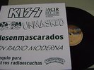 KISS-UNMASKED-PROMO LP-México RADIO STATION-RARE