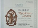 MELKUS BIBER SONATAS OF THE ROSARY VIOLIN ARCHIV ED1 SAPM STEREO 2 LP SET AS NEW