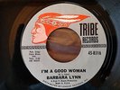 NORTHERN SOUL- BARBARA LYNN- TRIBE 45 RPM- I'M A GOOD WOMAN / RUNNING BACK