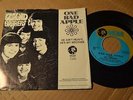 OSMOND BROTHERS MGM 14193 ONE BAD APPLE  -RARE RECALLED PICTURE SLEEVE -LISTEN