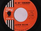 JACKIE SHANE: In My Tenement / Comin' Down 45 rare Soul
