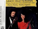 * DGG - C&L - LP43032 - BACH - CELLO SONATAS - MISCHA MAISKY - MARTHA ARGERICH *