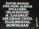 DAVID BOWIE - BLACKSTAR - LTD 180g VINYL LP ALBUM + DOWNLOAD (BLACK STAR RECORD)