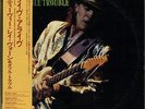 STEVIE RAY VAUGHAN AND DOUBLE TROUBLE / LIVE ALIVE 1986 JAPAN LP w/ OBI