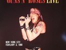 GUNS N ROSES- NEW YORK CITY FEBUARY 2, 1988- VINYL LP