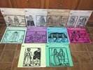 The Long Harvest Ewan Maccoll Peggy Seeger  UK Argo Vol 1-10 Lps CLEAN dulcimer