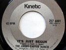 JIMMY CASTOR BUNCH 45 It's Just Begun ORIGINAL LABEL Funk BREAKS Kinetic w5883