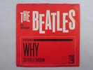 THE BEATLES WHY/ CRY FOR A SHADOW RARE MGM 45 +PS PICTURE SLEEVE Tony Sheridan