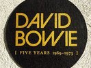 DAVID BOWIE Five Years New Vinyl Turntable Static Slip Mat 2015 Black Star