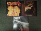 PANTERA 3 LP LOT. VULGAR DISPLAY, FAR BEYOND DRIVEN & REINVENTING THE STEEL