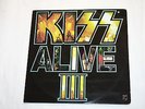 KISS alive III VERY RARE original COLOMBIA LP VINYL pressed in only 1 vinyl