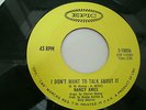 1960's  Nancy Ames  45 Record  I Don't Want To Talk About It   Epic  Canada  NM