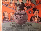 Columbia 1789D Ted Lewis Band HOT ONE w DON MURRAY 1928 graphic sleeve 78 rpm