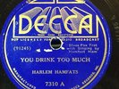 Harlem Hamfats w/Papa Charlie McCoy, pre-war blues 78 on Decca 7310,