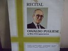 OSVALDO PUGLIESE Y SU ORQUESTA - RECITAL - TANGO - LP - ARGENTINA -