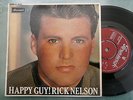RICK NELSON HAPPY GUY  BRUNSWICK OE 9512 RARE ORIGINAL E.P. RICKY ROCK & ROLL