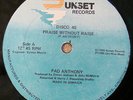 PAD ANTHONY Praise Without Raise NEAR MINT ORIGINAL SUNSET 12