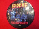 EXODUS FABULOUS DESASTER PICT. DISC FULL SIGNED Slayer Overkill Machine Head