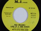 Funk Soul 45 WATTS LITTLE ANGEL BAND New Orleans/Land Of A 1000 Dances MJ HEAR