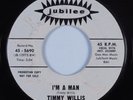 Funk/Deep Soul 45 TIMMY WILLIS I'm A Man JUBILEE VG+ HEAR