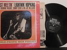 LIGHTNIN' HOPKINS First Meetin' '60 World Pacific MONO very clean VG++
