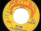 KINGSTONIANS   HOLD DOWN / BARRY YORK   WHO WILL SHE BE   UK CRAB 19 (1969) VG+