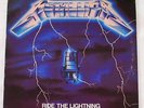 Metallica Ride The Lightning 1984 LP Vinyl White Label Promo 60396 AS IS