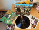 BEATLES SGT PEPPERS LONELY HEARTS CLUB BAND UK PCS 7027 + INSERT POSTCARD VG/++