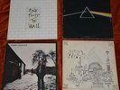 PINK FLOYD & DAVID GILMOUR, 4 LPs, The Wall, DSOTM, Relics, David Gilmour