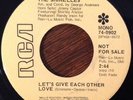 THE SHIRELLES Let's Give Each Other Love 45, Rare 70s Soul RCA Promo NM-