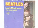 The Beatles Lady Madonna Inner Light Capitol Records 2138 45 w/Fan Club Insert
