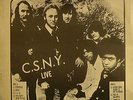 CROSBY, STILLS, NASH & YOUNG - LIVE RECORDING - WOODEN NICKEL -  LP