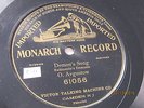 78 RPM 12'' RARE IMPORTED MONARCH RECORD IN RUSSIAN O. AVGUSTOW DEMON'S SONG
