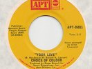 NORTHERN SOUL - CHOICE OF COLOUR --  YOUR LOVE